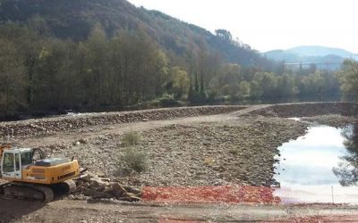 Reparación del puente sobre el río Narcea en la N-634, p.k. 443+100 en Cornellana.