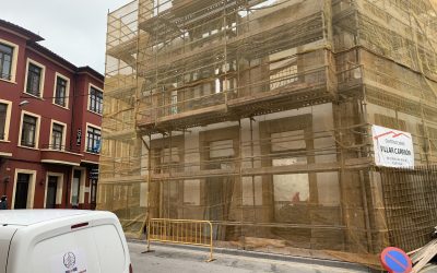 Rehabilitación del edificio de la plaza Santa Clara, en Villaviciosa.