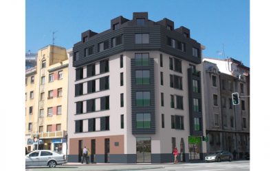 12 viviendas en Oviedo (Edificio Inercia)