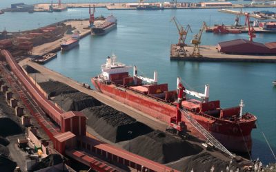Obras de acondicionamiento del Muelle Olano (El Musel, Gijón).