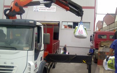 Unas muestras enormes!!!!!!! (Macrogranulometrías de suelos).