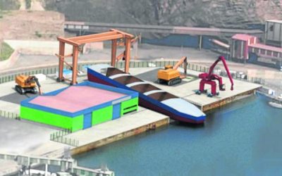 Planta de descontaminación, desmantelamiento y reciclaje de buques (Puerto El Musel, Gijón).