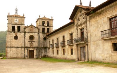 Obras de reparación del monasterio de Cornellana.