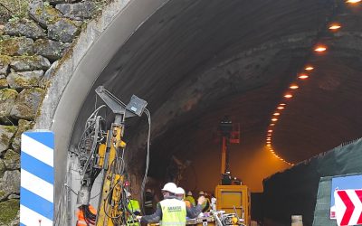 Obras para mejorar la seguridad del túnel de Sotrondio (San Martín del Rey Aurelio)