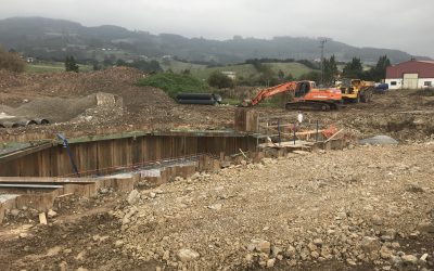 Elementos de control y tratamiento de tormentas en el núcleo urbano de Villaviciosa.