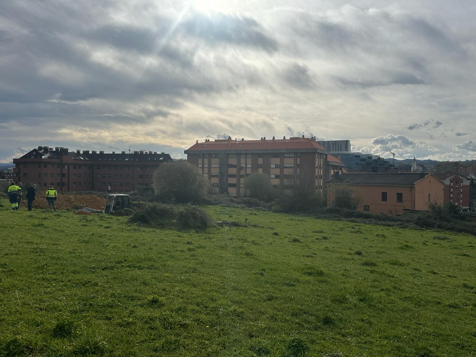 Obras de urbanización del ámbito Vaqueros – La Estrecha (Oviedo).